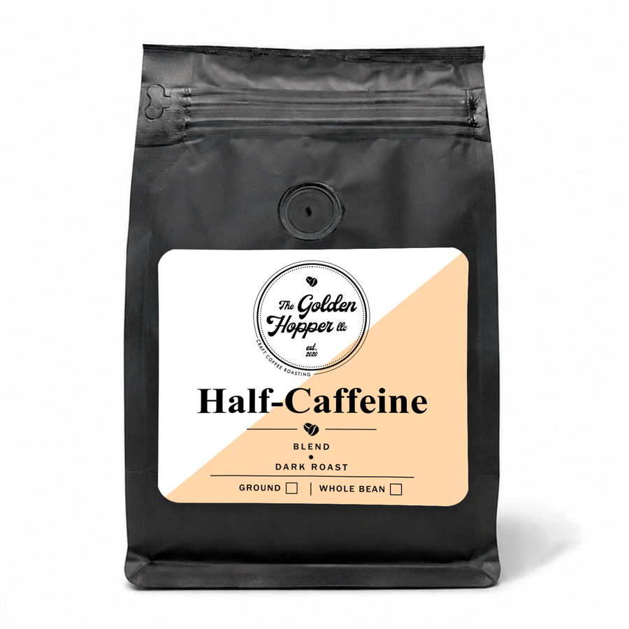 Half-Caffeine coffee bag from The Golden Hopper