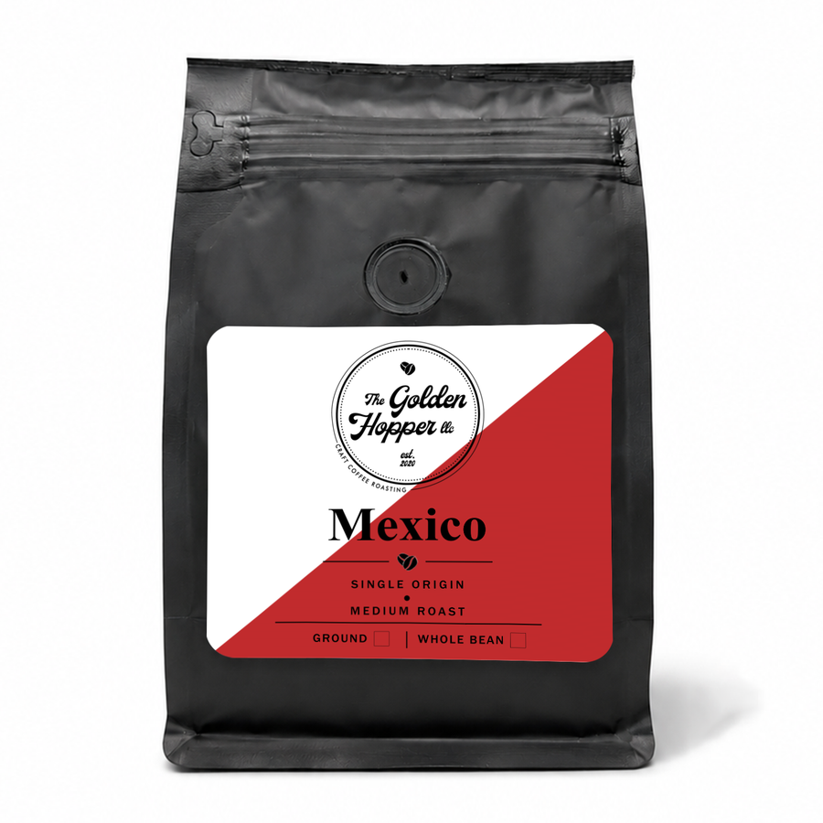 Mexico single-origin coffee bag from The Golden Hopper
